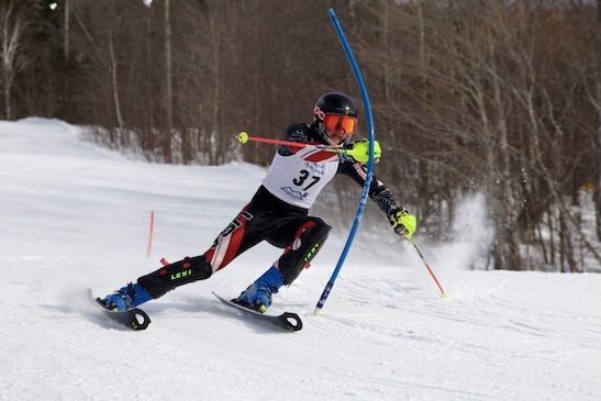 Ski racing photography
