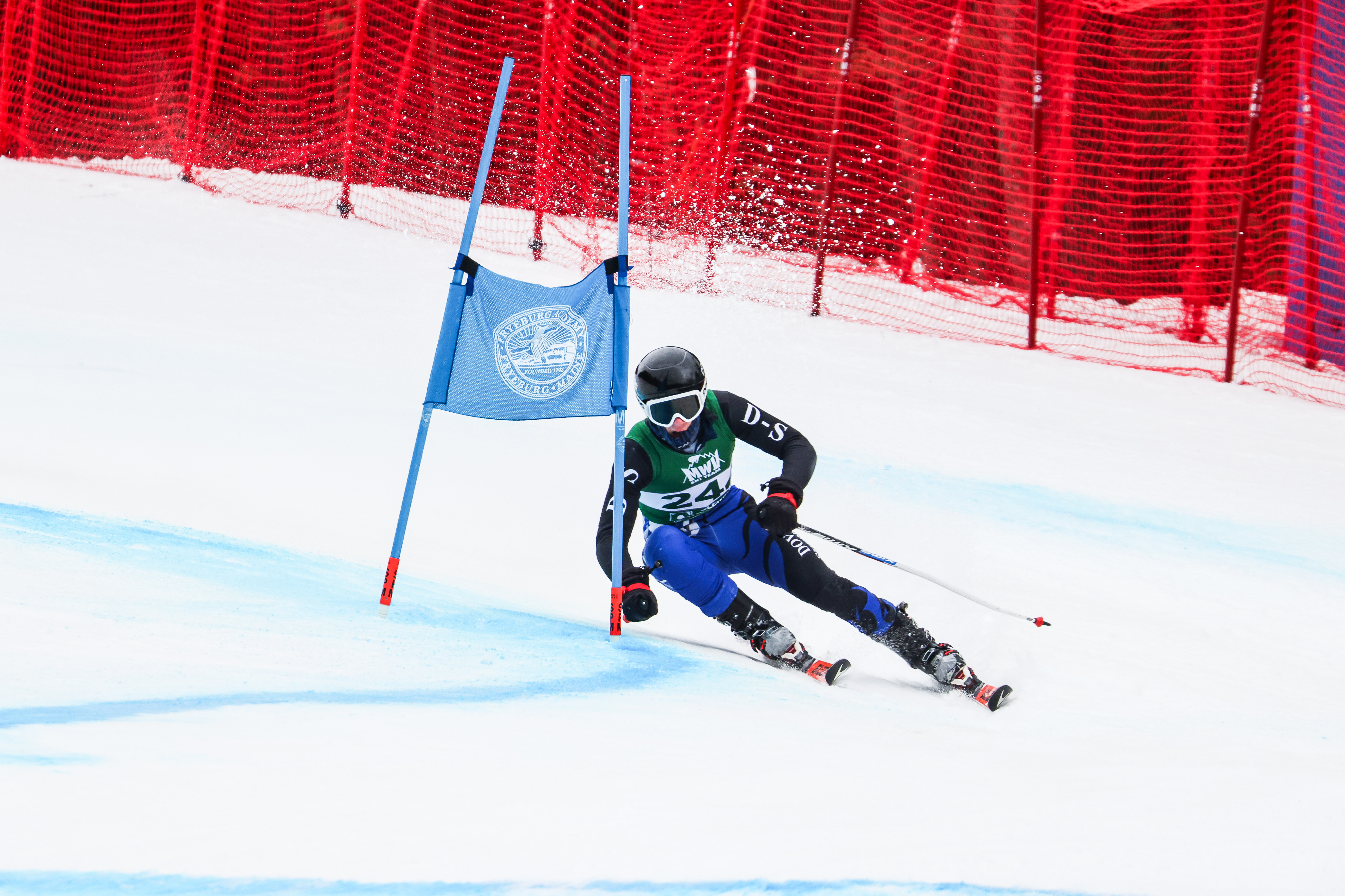 Ski racing photography