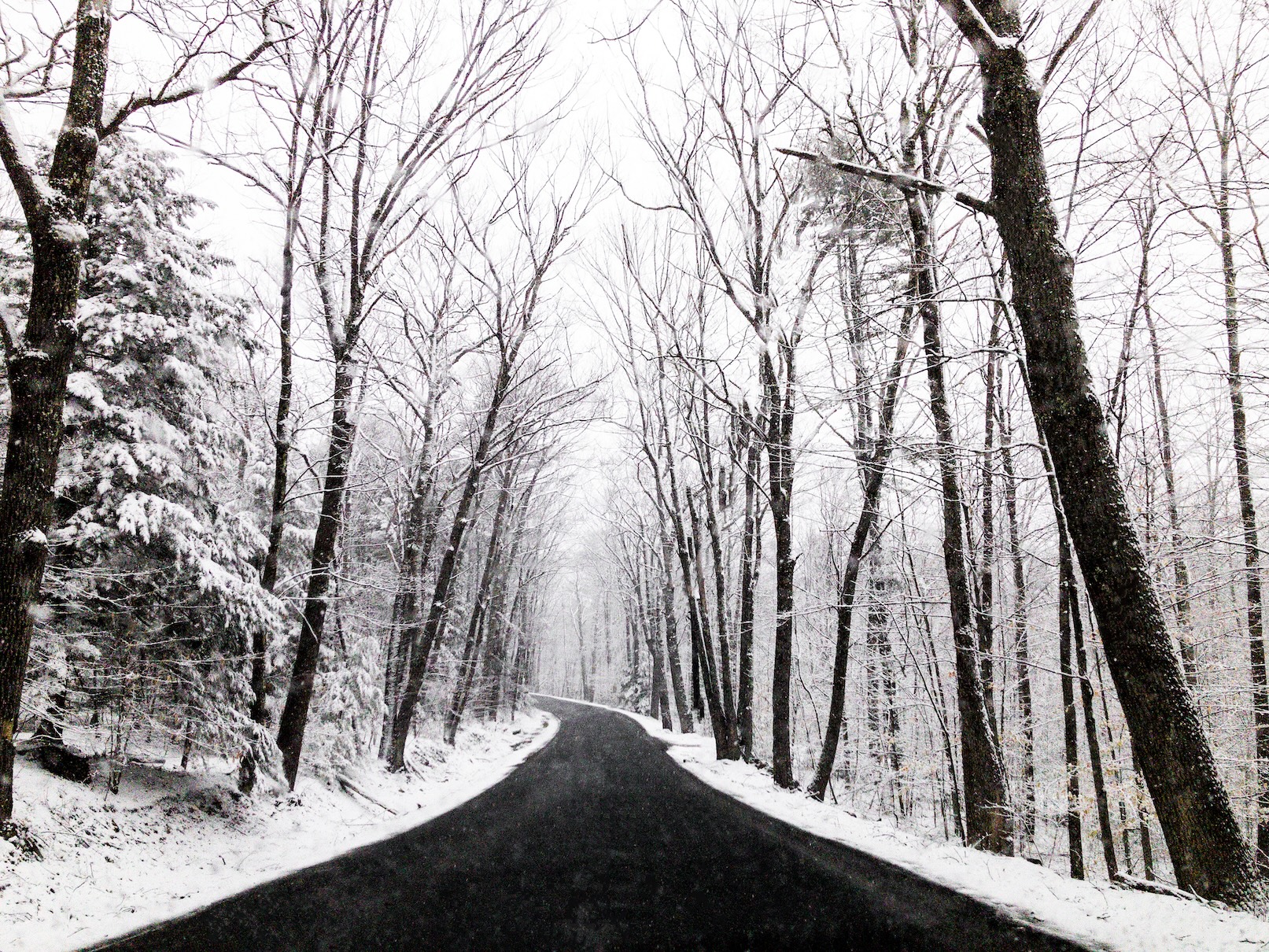 Winter landscape photography